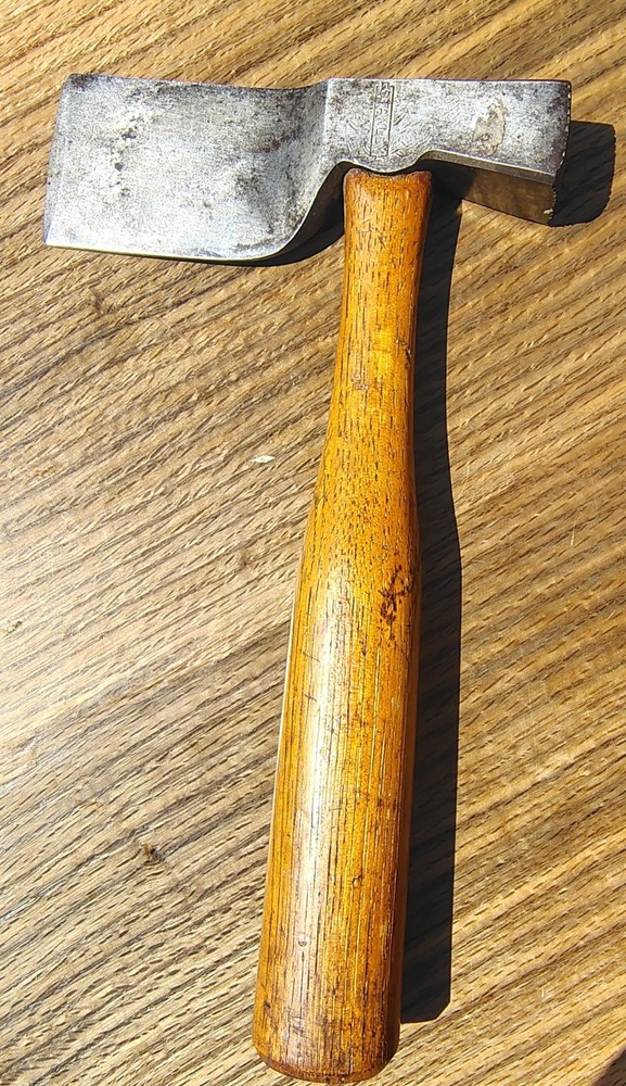 Vtg Stanley square poll lathing shingling Carpenters hatchet
