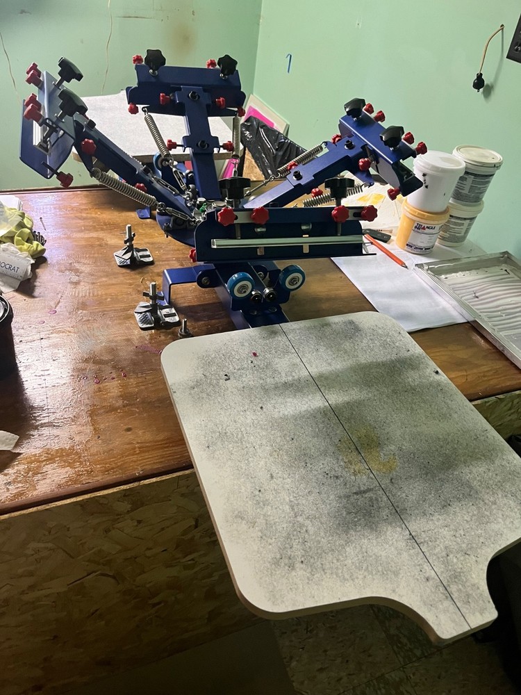 screen printing equipment used