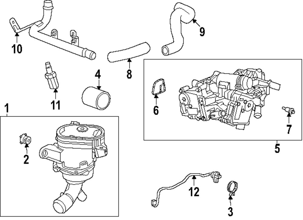 Genuine GM Temp Sensor 12725733