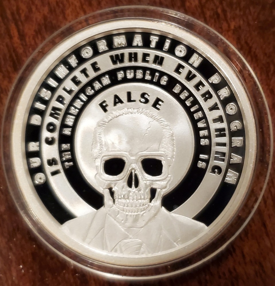 2019 Silver Shield CIA Proof Round InfoIndCom Series 2