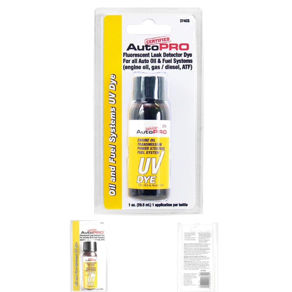 Universal Oil System UV Leak Detection Dye - Essential for Engine Maintenance