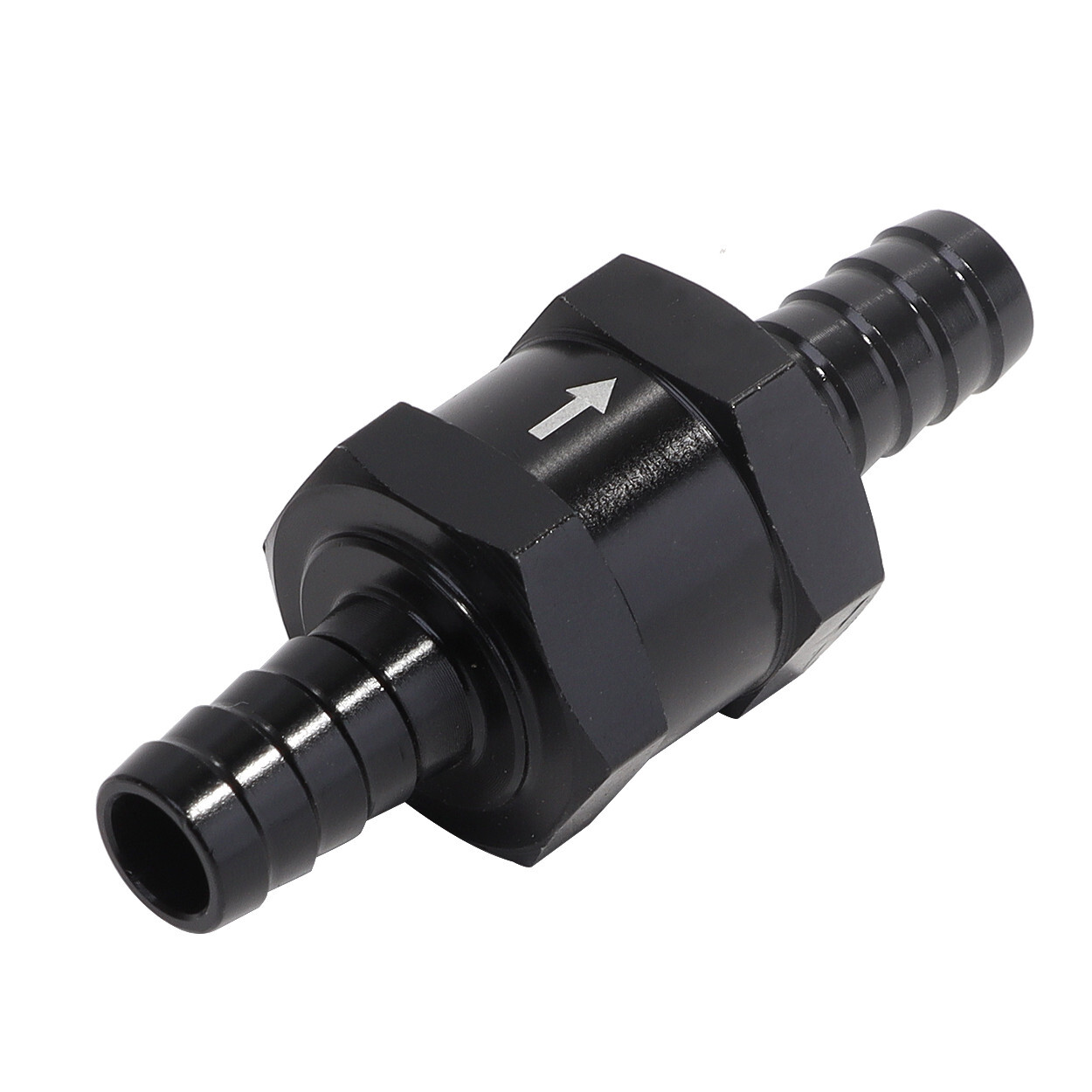 5/16" Fuel Check Valve One Way Inline Non Return Diesel Gasoline Black 8mm 2Pcs
