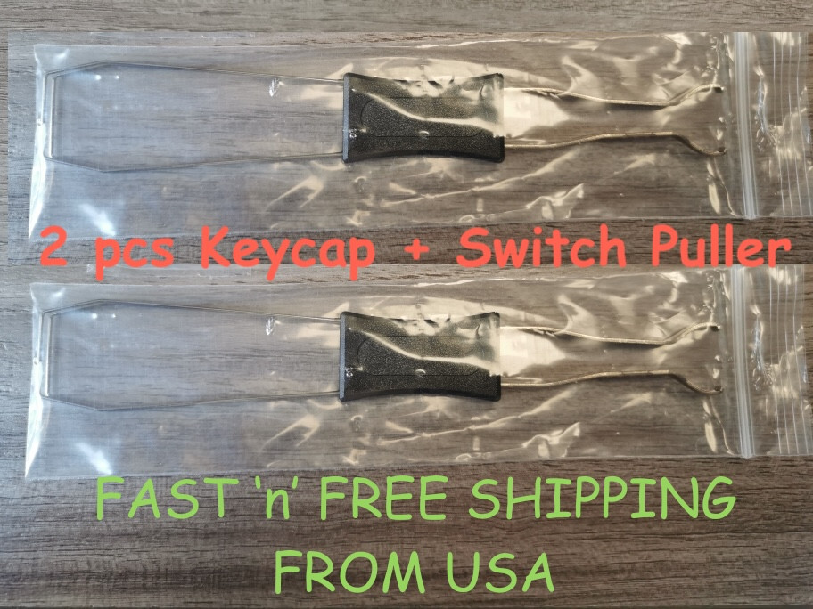 2PC Mechanical Keyboard Keycap Switch Puller Key Cap Extractor Remover Tool Fast