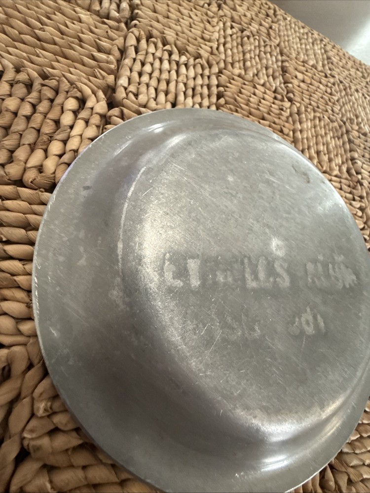 US Military Army Aluminum Mess Plate. Vintage.