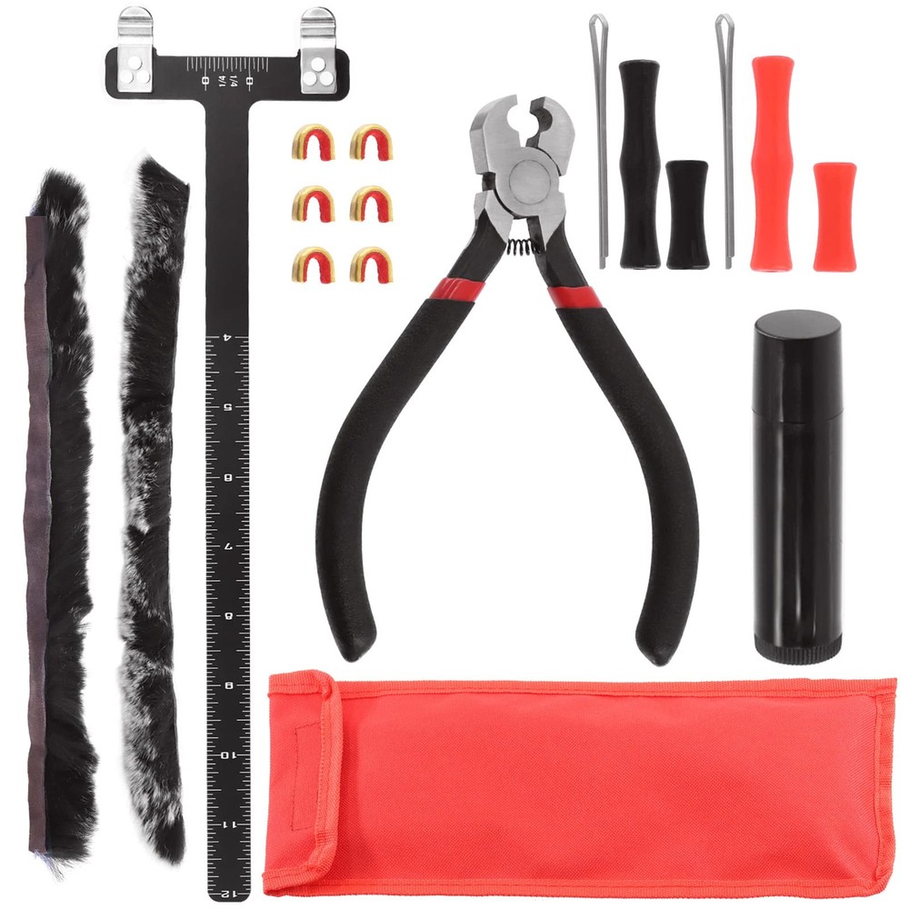 Keadic 17 Pcs Bow String Nocking Point Archery Accessories with T Shape Bow...