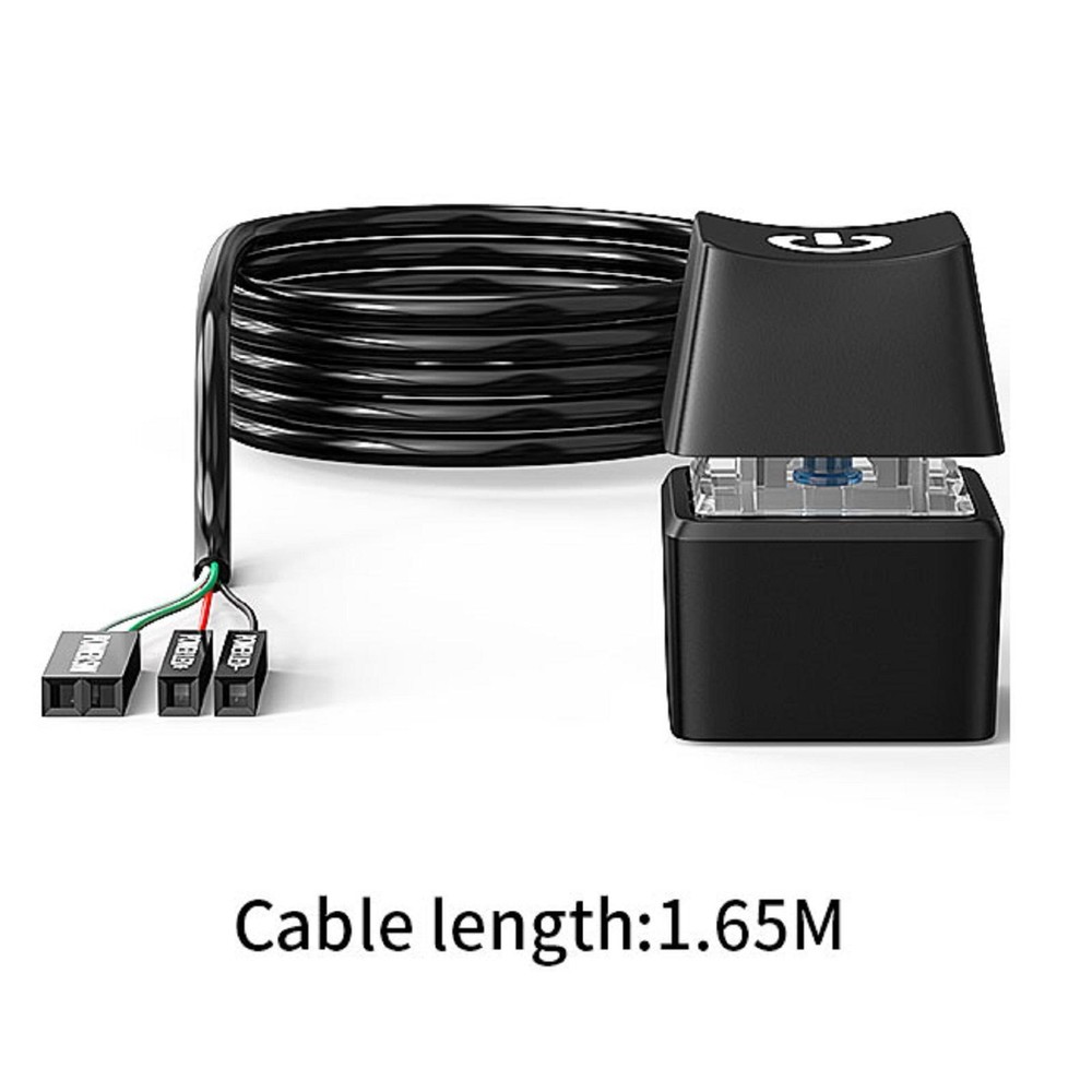 LED Computer Desktop Switch PC Motherboard External Power On/Off Button Cable m