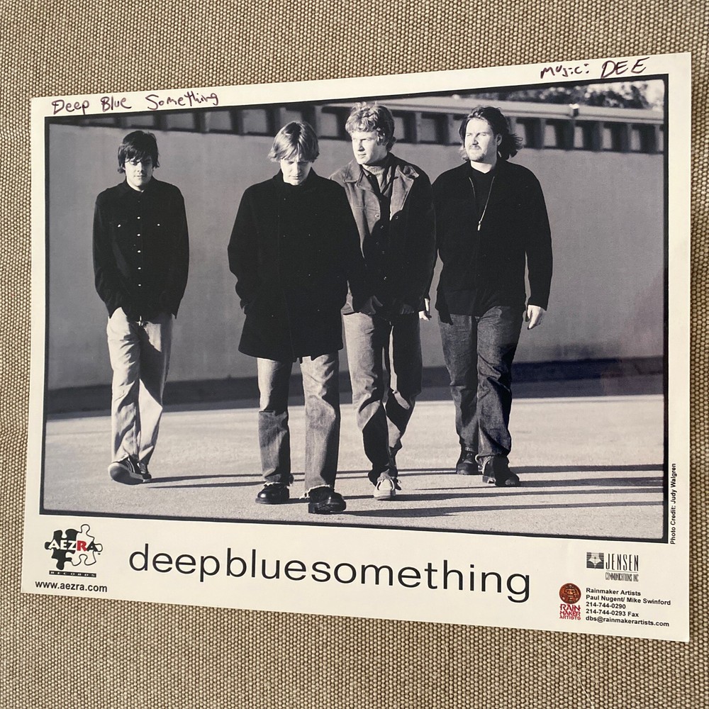 Deep Blue Something Press Photo 8x10”. See Description.
