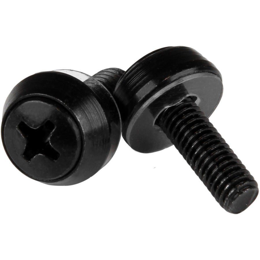 StarTech M5 x 12mm - Mounting Screws - 100 Pack, Black