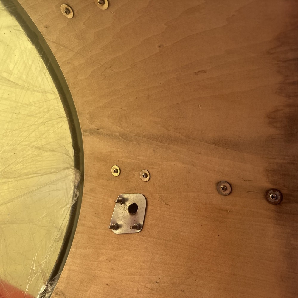 Sunlite drum, likely a floor tom or a bass drum, based