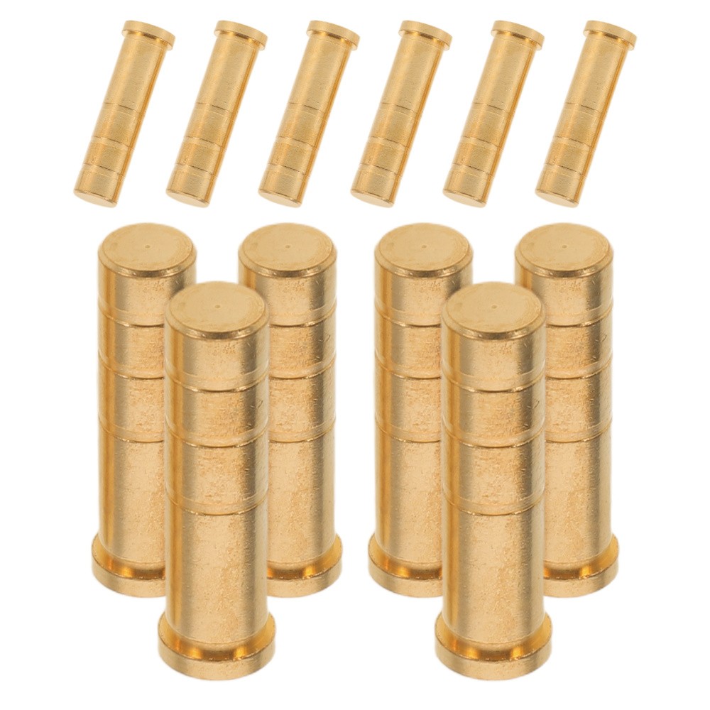 12 Pcs Arrow Connection Seat Points Insert Archery Connector Accessories Brass