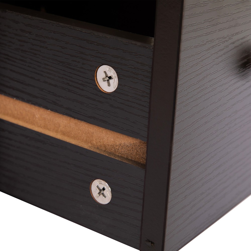 Transitional Nightstand Wooden End Table Bedside Table Kitchen Storage Cabinet