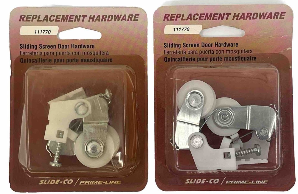 2 Pack Screen Door Hardware Replacement Kit Slide-Co 11170 2 Per Package
