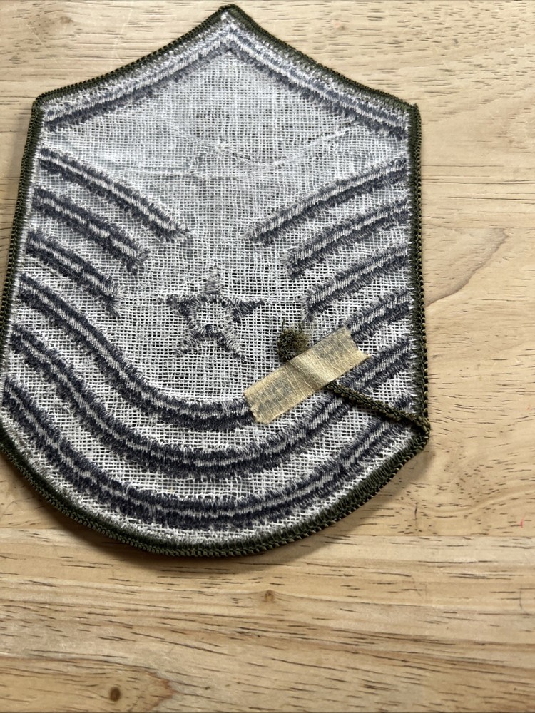 US Air Force Master Sergeant Chevron Patch