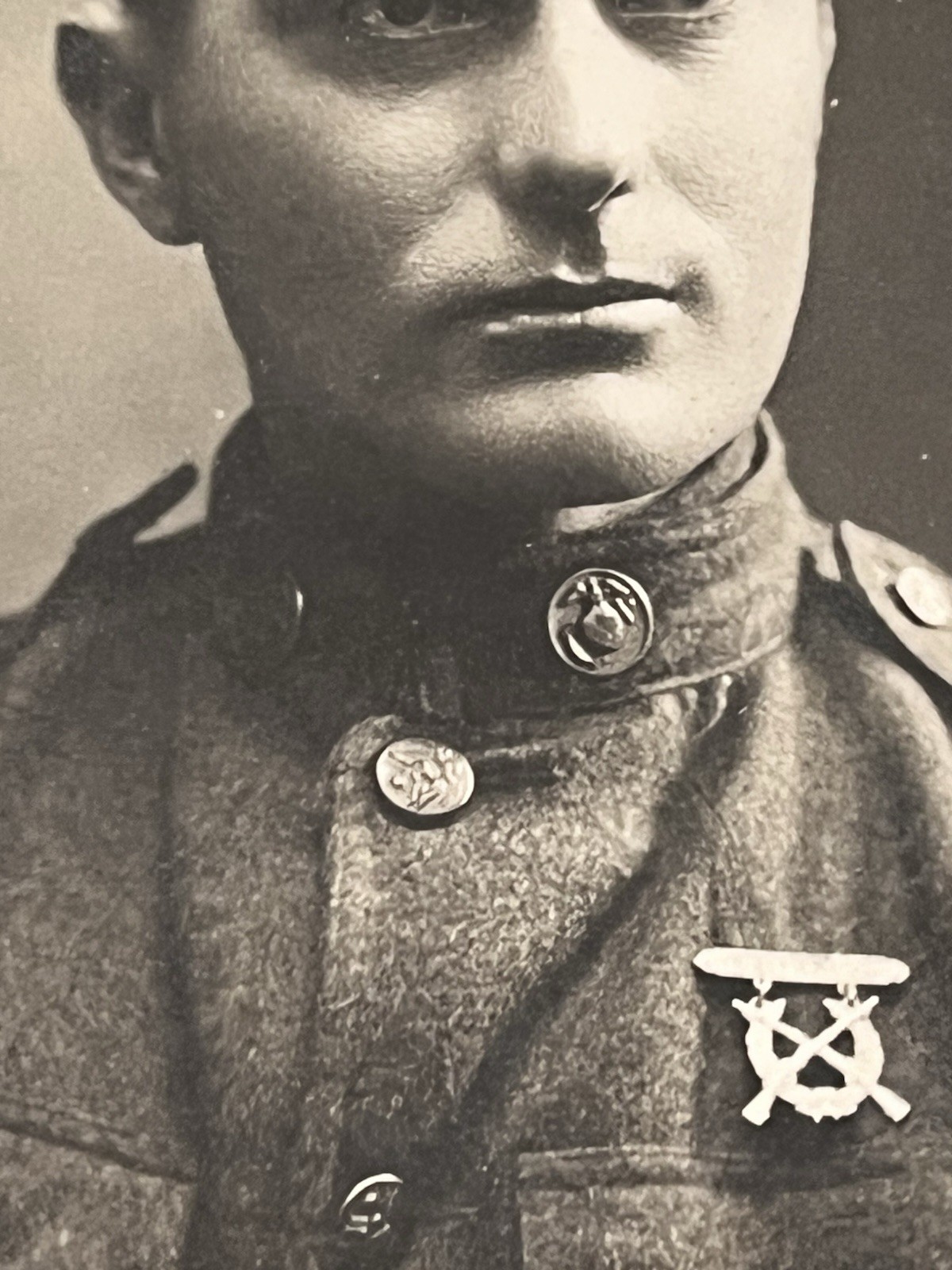 WWI USMC Marine Studio Photo RPPC