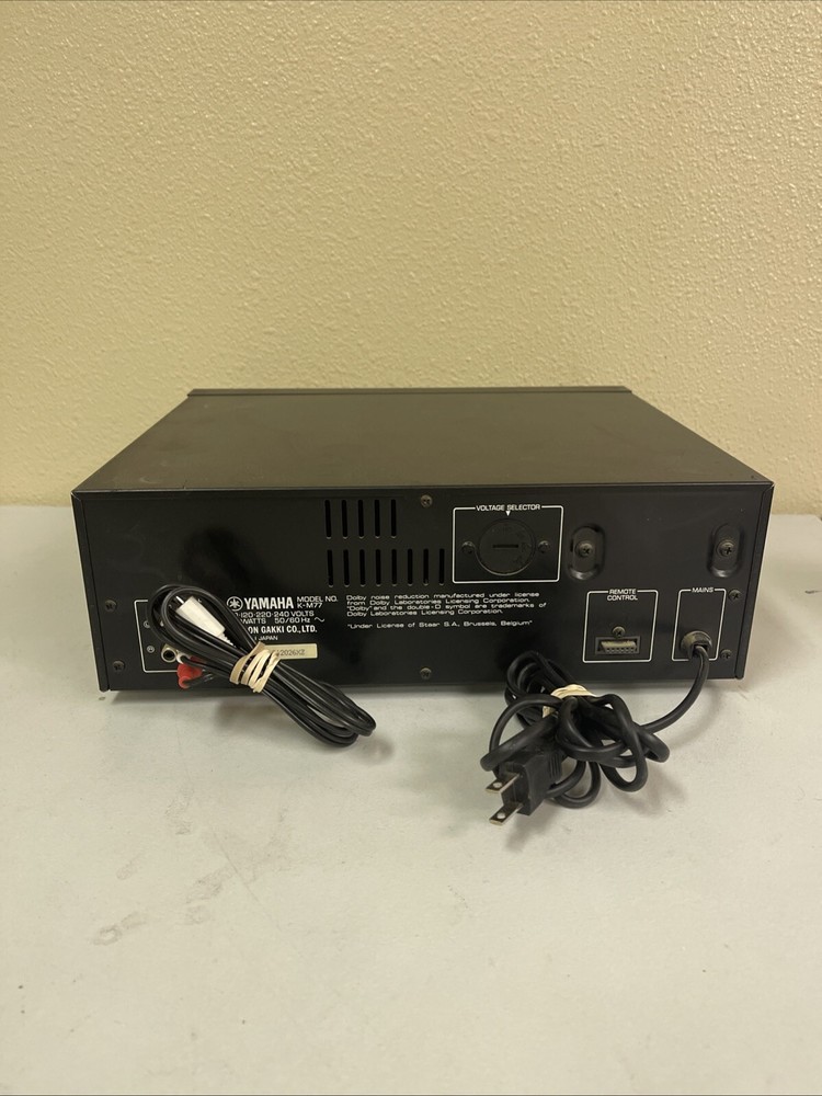 Yamaha k-m77 Double Cassette Deck