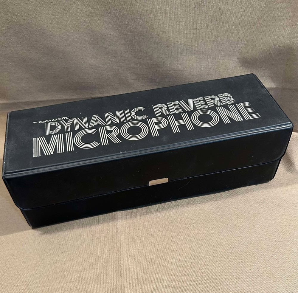 Vintage REALISTIC Dynamic Reverb Microphone CASE ONLY