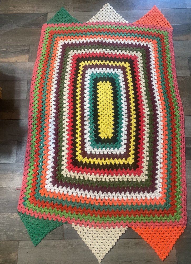 crocheted afghans handmade Throw Blanket