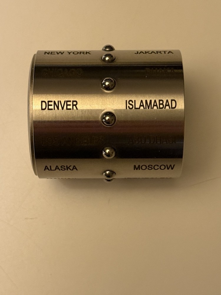 Vintage Waals World Time Clock