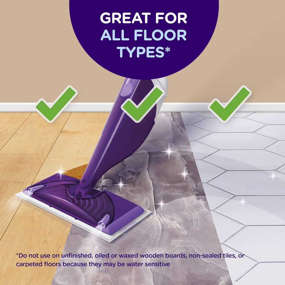 Swiffer WetJet Refill Pack, Lavender, 32 Pads + 2 Refills
