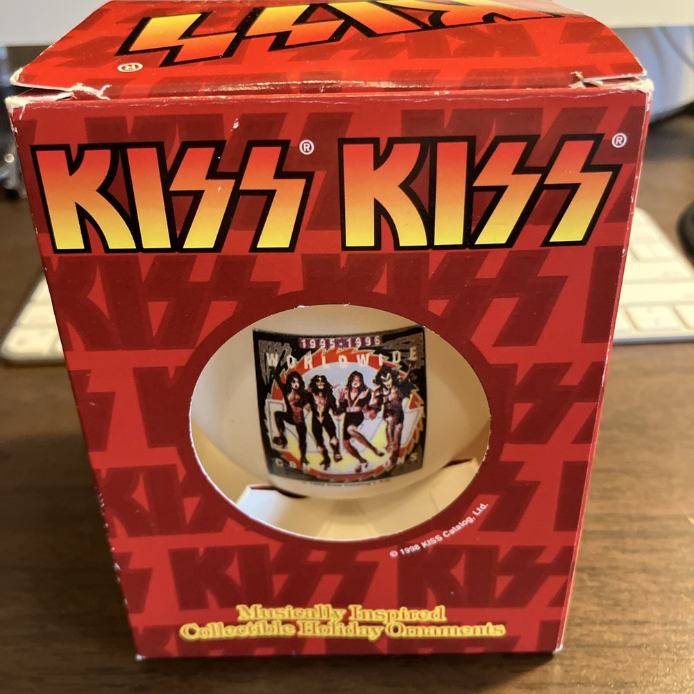 KISS OFFICIAL DESTROYER CHRISTMAS ORNAMENT IN BOX