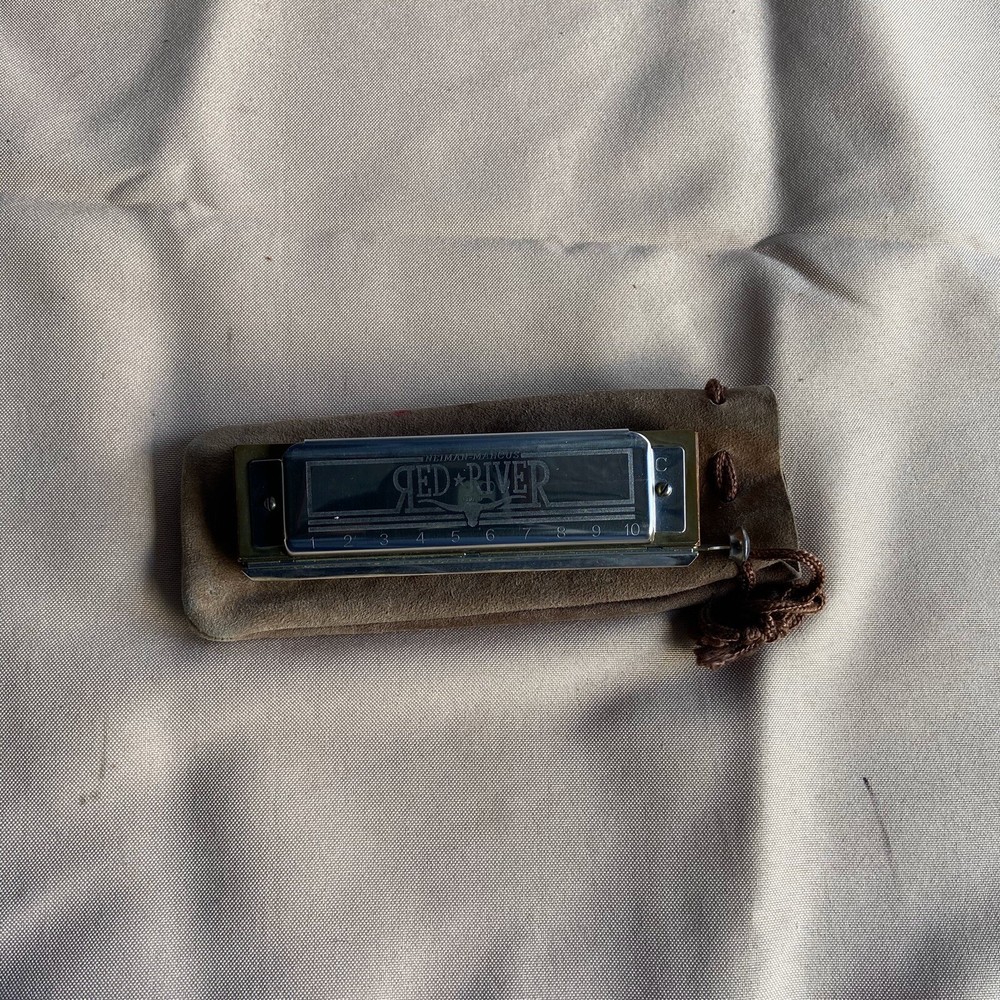 Rare Hohner Red River Harmonica Made in Germany For Neiman Marcus Texas