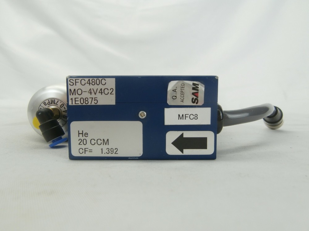 SAM Hitachi Metals SFC480C Mass Flow Controller MFC SFC-480C 20 CCM He Working
