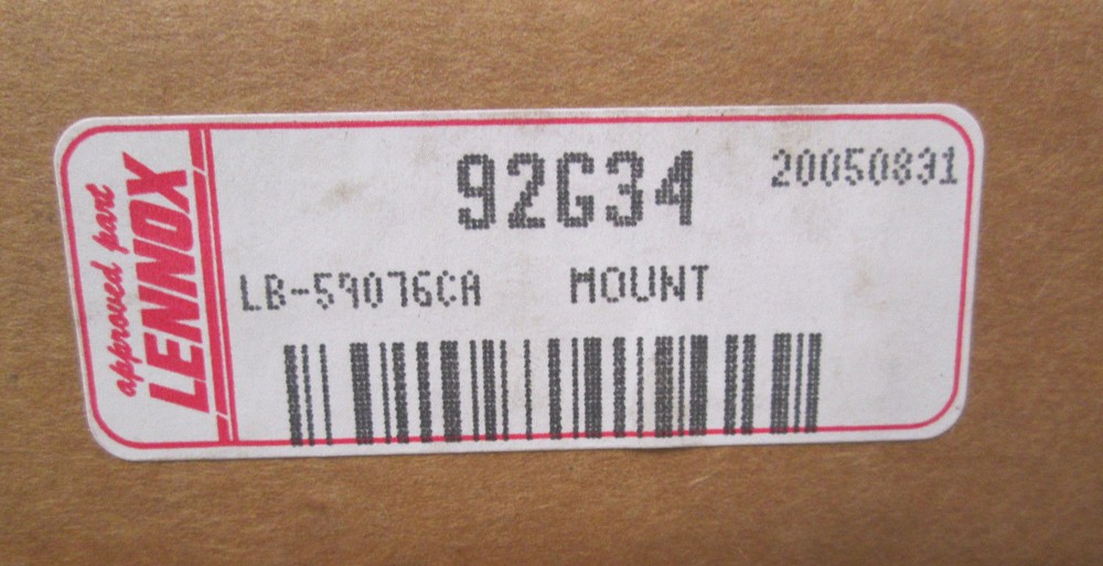 Lennox 92G34 Motor Bracket Mount LB59076CA