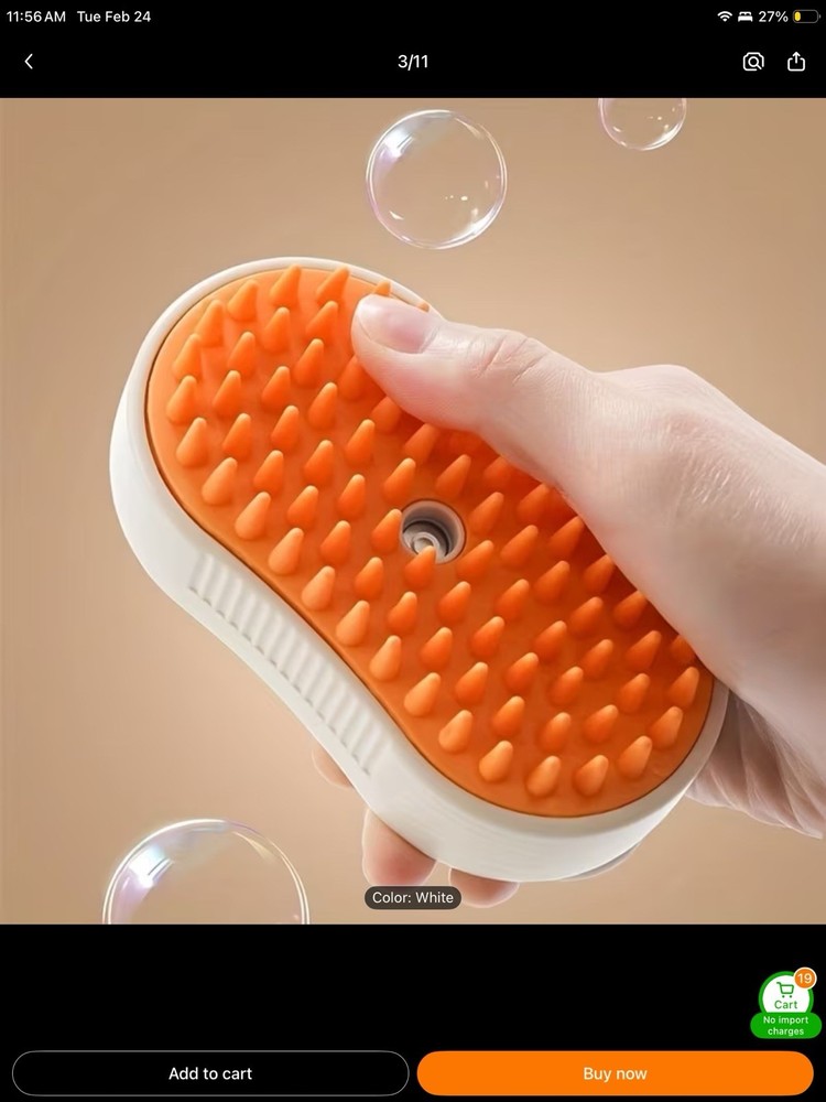 Pet Self-Cleaning Brush