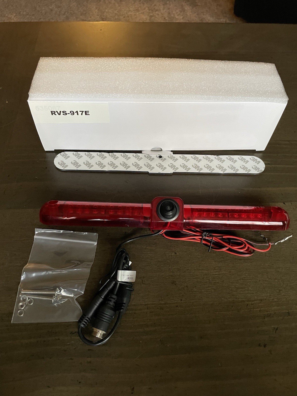 RVS Systems RVS-917 Surface Mounted 3rd Brake Light Backup Camera NEW universal