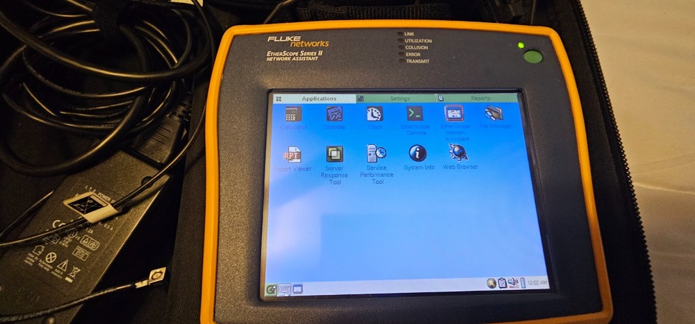 Fluke Networks EtherScope Series II Network Assistant W/ Case & Accessories