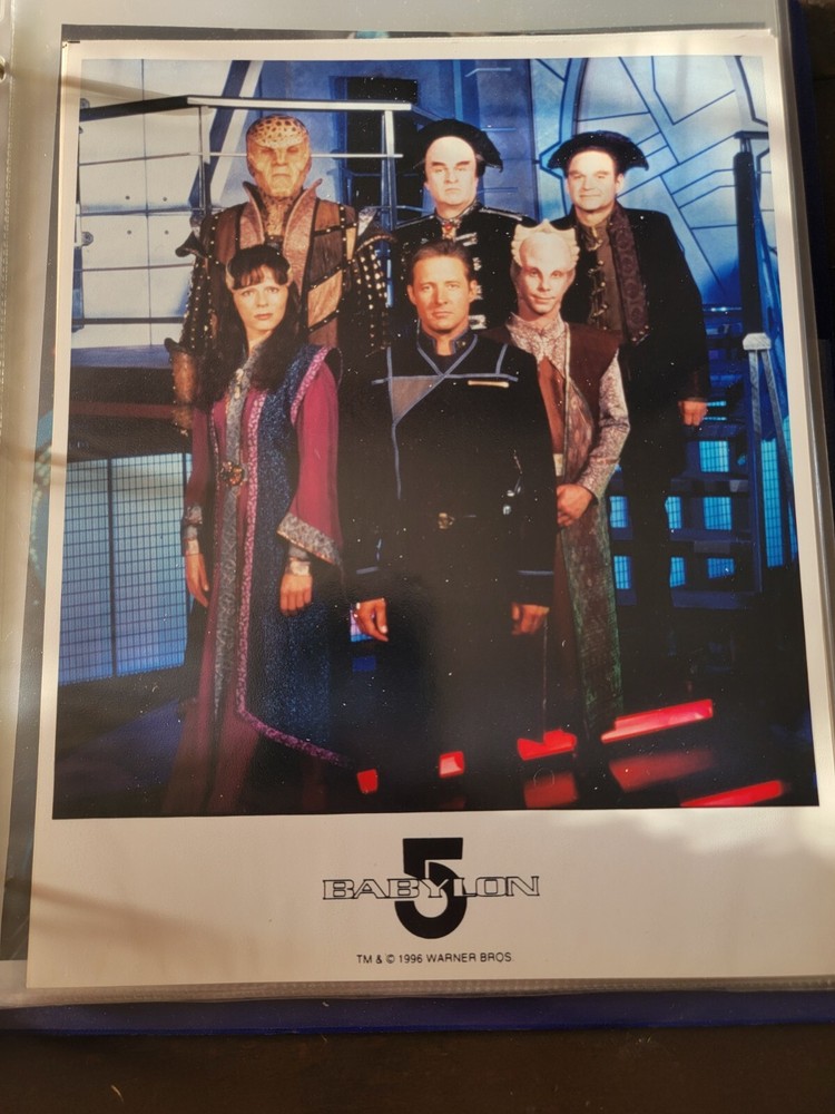 12 Different 8x10 Babylon 5 Characters photos