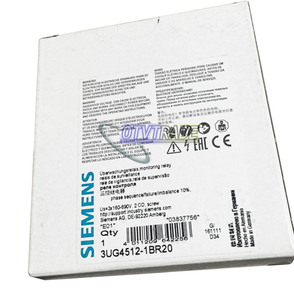 ONE Siemens 3UG4512-1BR20 Relay New
