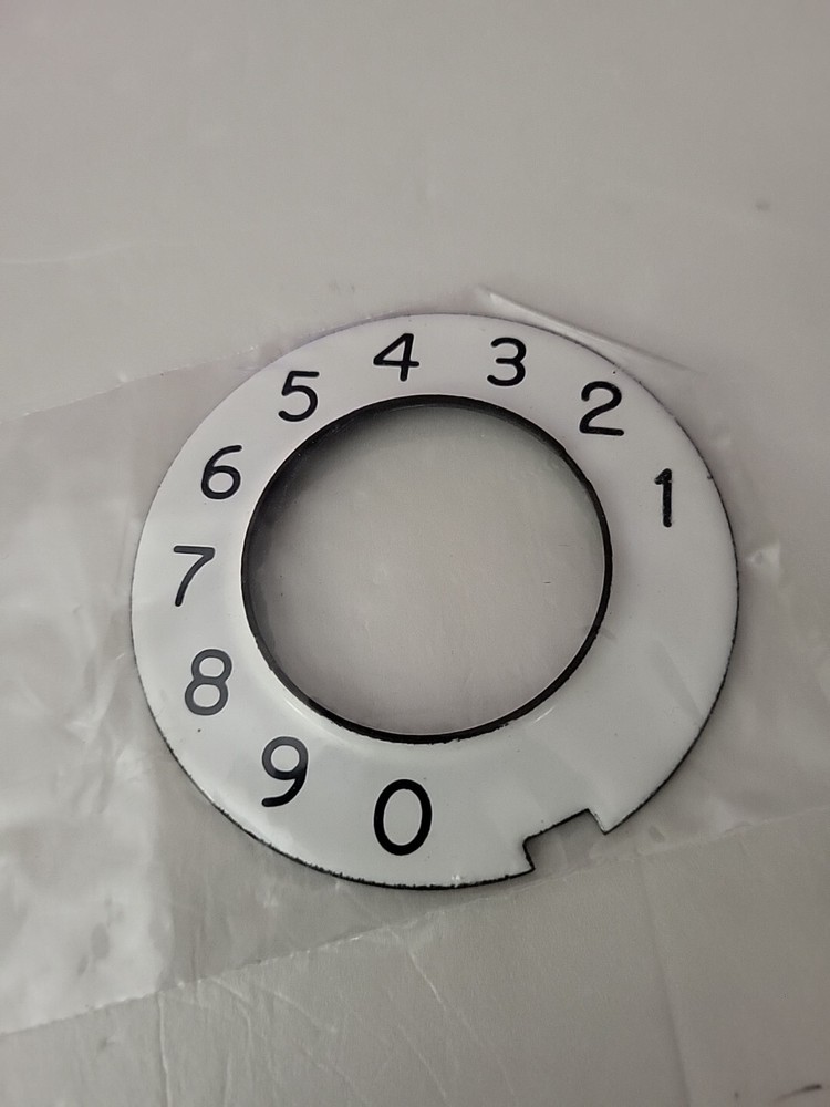 Telephone Rotary Dial Numbers