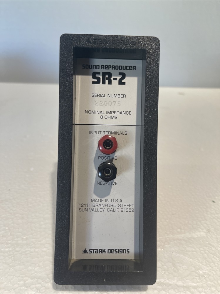 Stark designs SR-2 Input Terminals