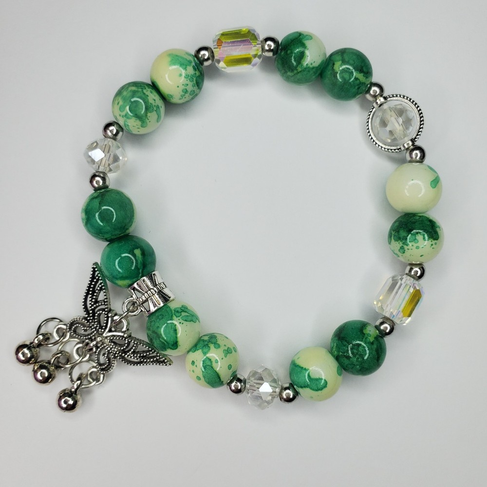 Hand crafted artisan unique gemstone bracelet