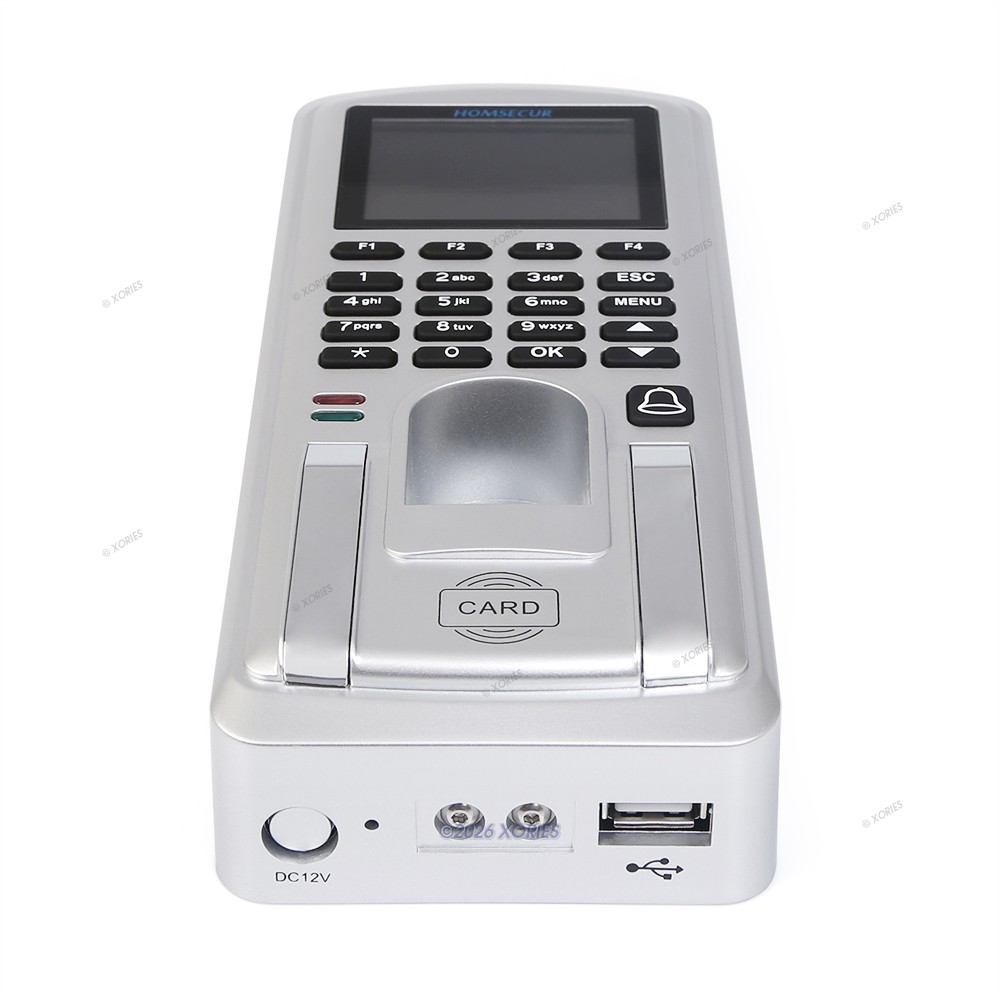 HOMSECUR Support Remote Access WiFi Time Clock And Access Control + RFID Reader