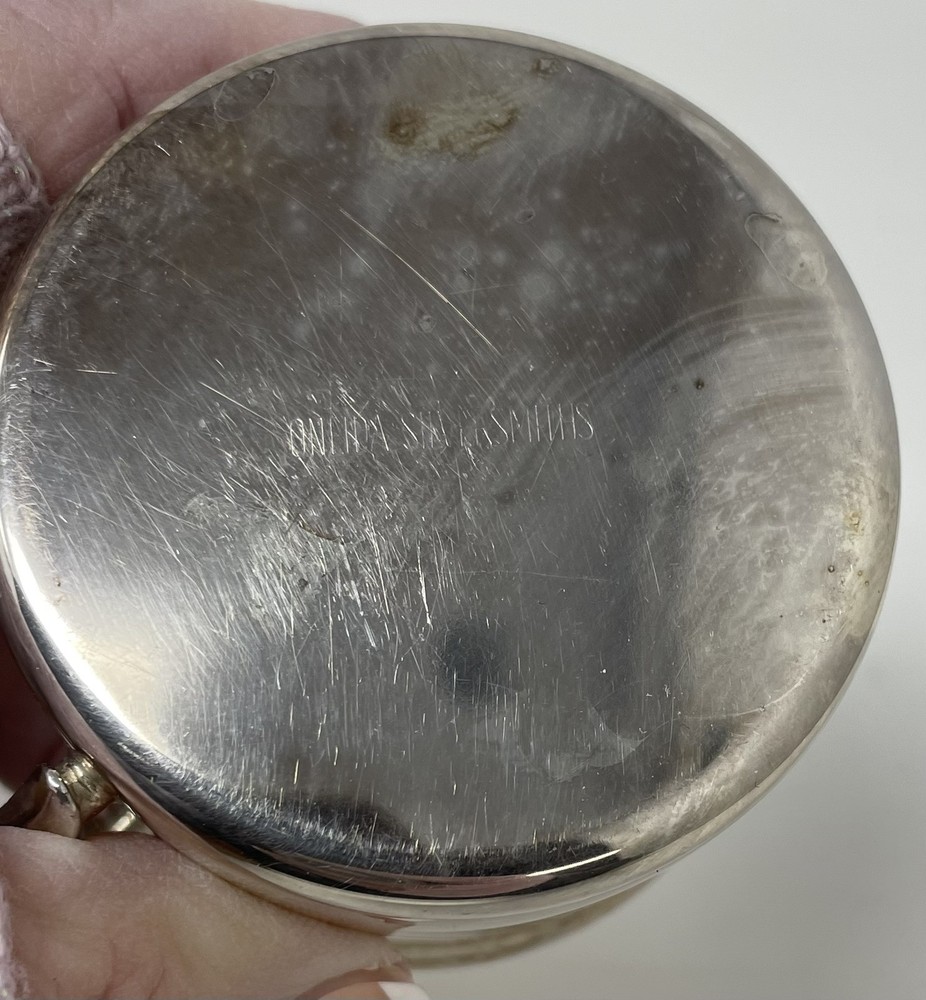 Vintage Oneida Silversmiths Baby Cup 2.5” Dia x 1.75” Engraving On One Side