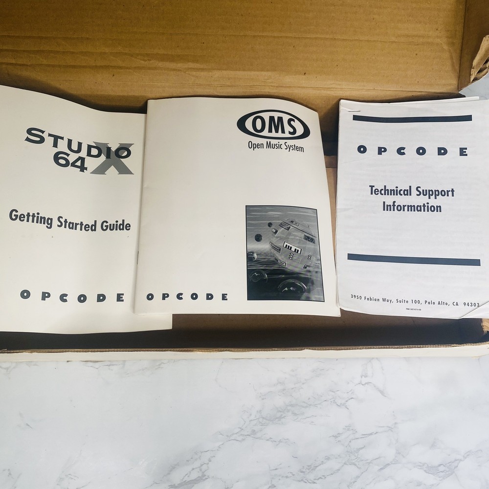 OPCODE STUDIO 64X 64-Channel Midi Interface Patchbay No Power Supply W/ Box