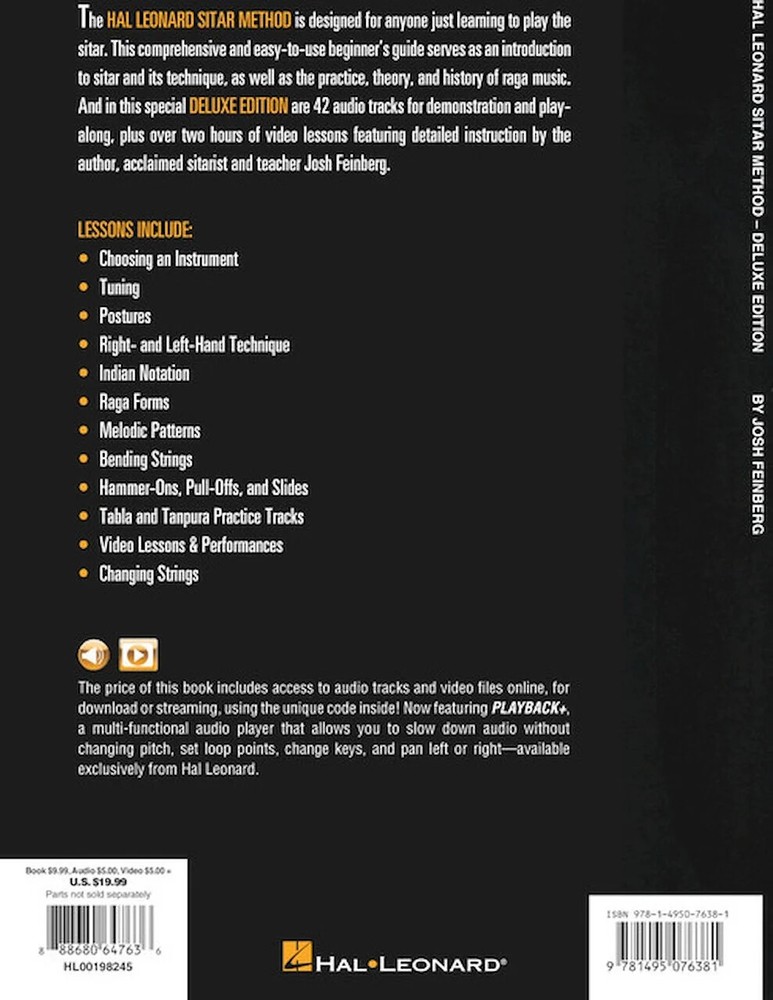 Hal Leonard Sitar Method - Deluxe Edition