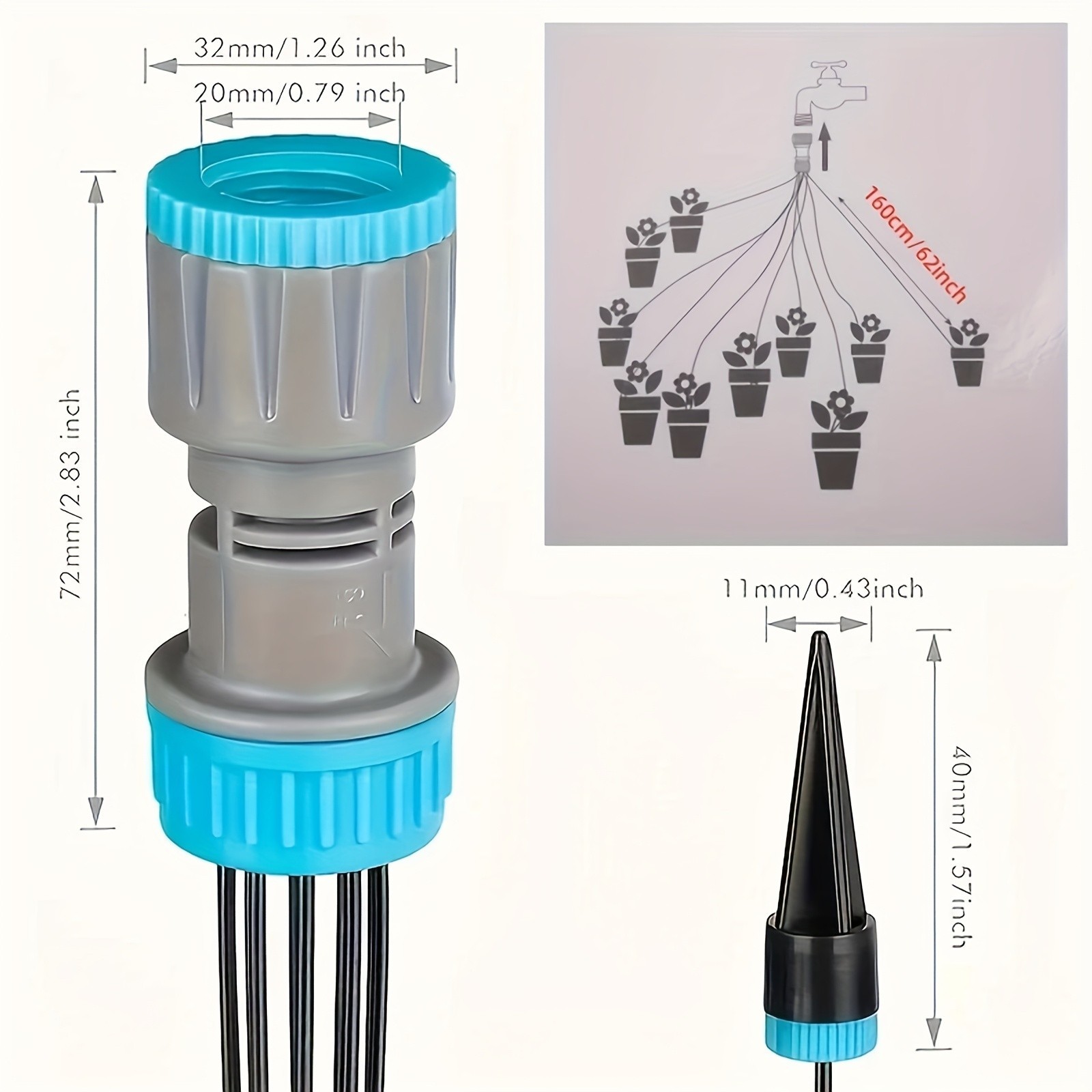 Garden Drip Irrigation Kit Automatic Watering System for Potted Plants