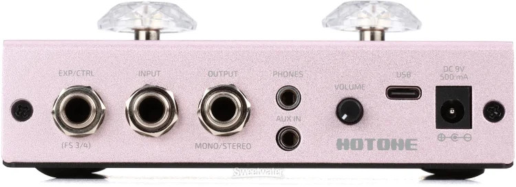 Hotone Ampero Mini Amp Modeler and Effects Processor - Purple Taro