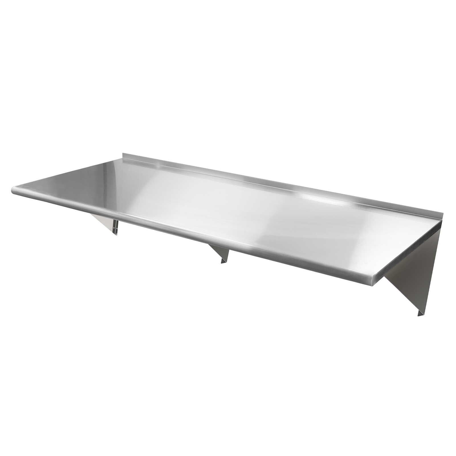 NSF Stainless Steel 18" x 72" Commercial Kitchen Wall Shelf Restaurant Shelving