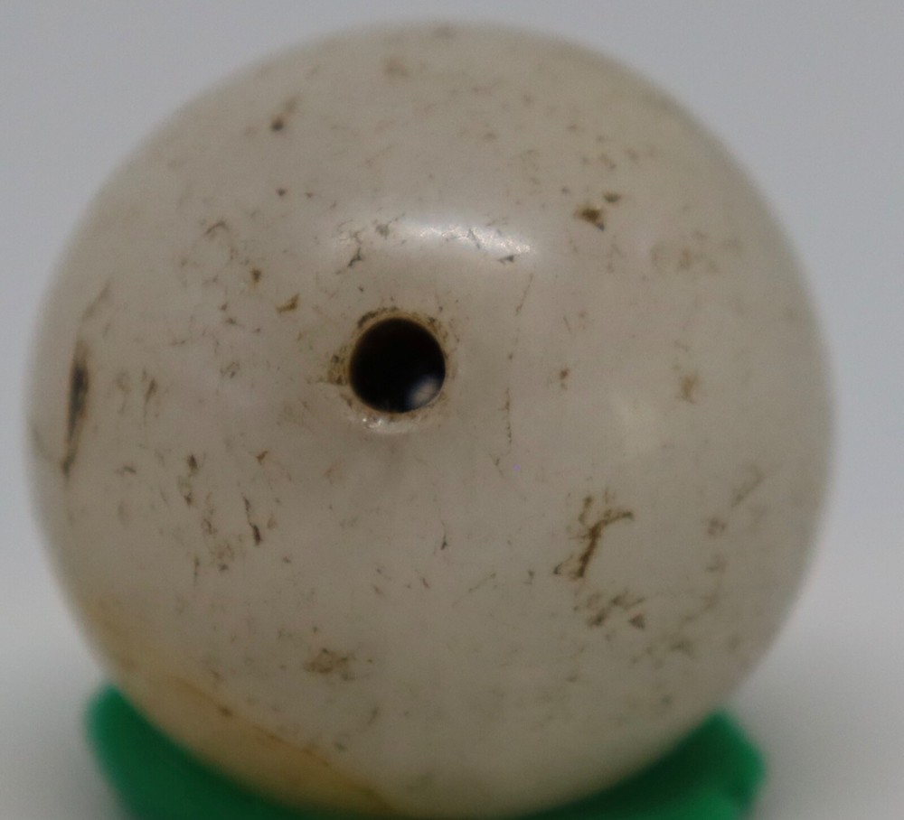 ancient unique white agate bead 21.5mm / 20.5mm