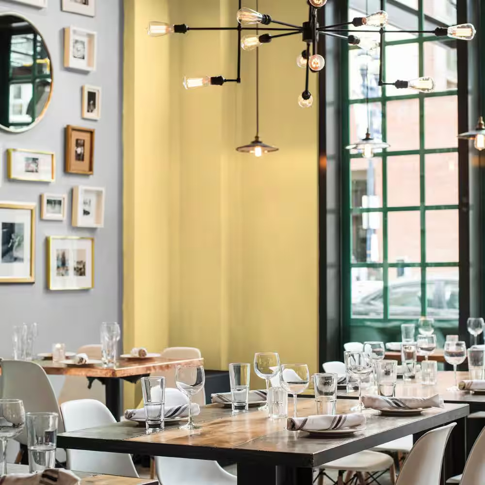 1 Gal. #370A-3 Bicycle Yellow Eggshell Interior Paint