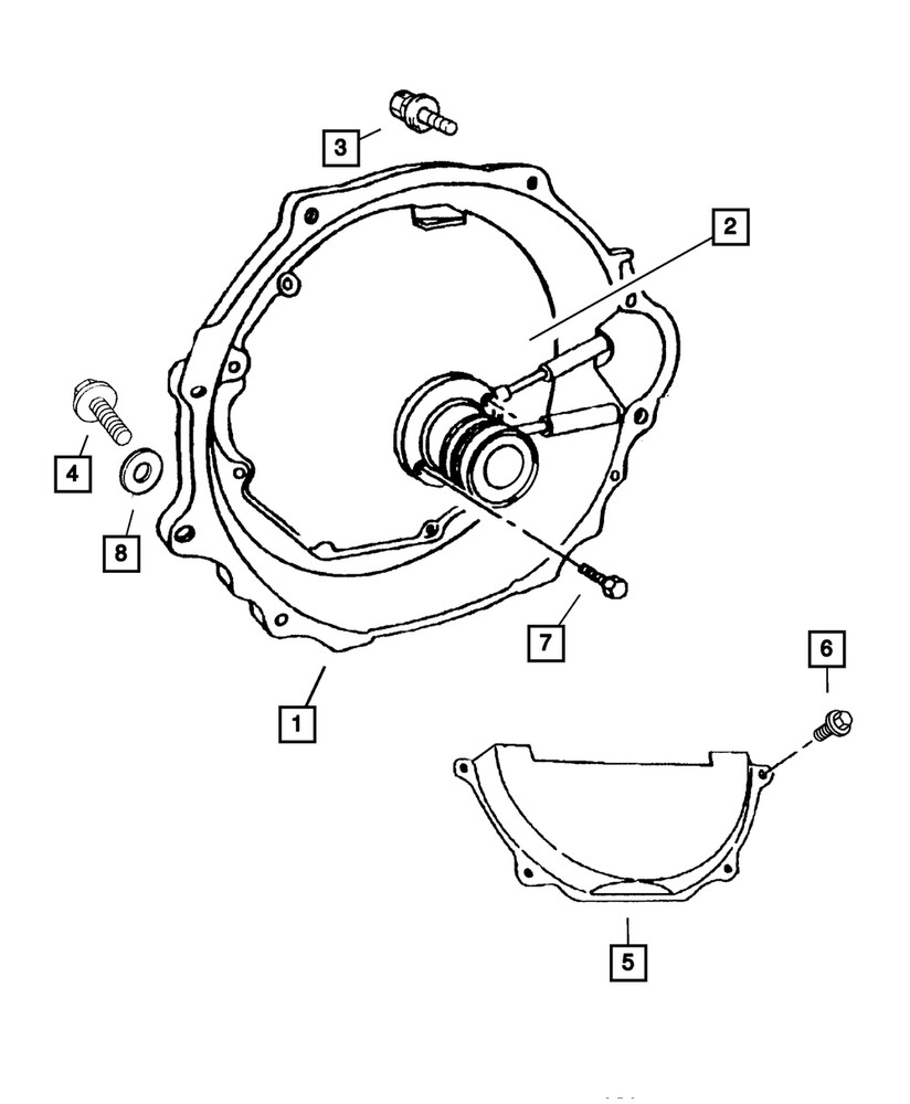Genuine Mopar Hex Head Bolt 153371