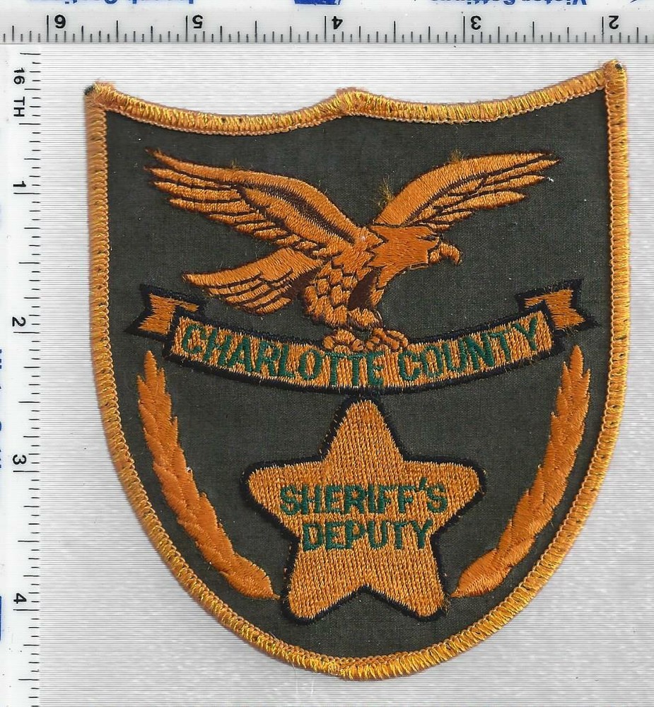 Charlotte County Sheriff's Office (Florida) 1st Issue Shoulder Patch