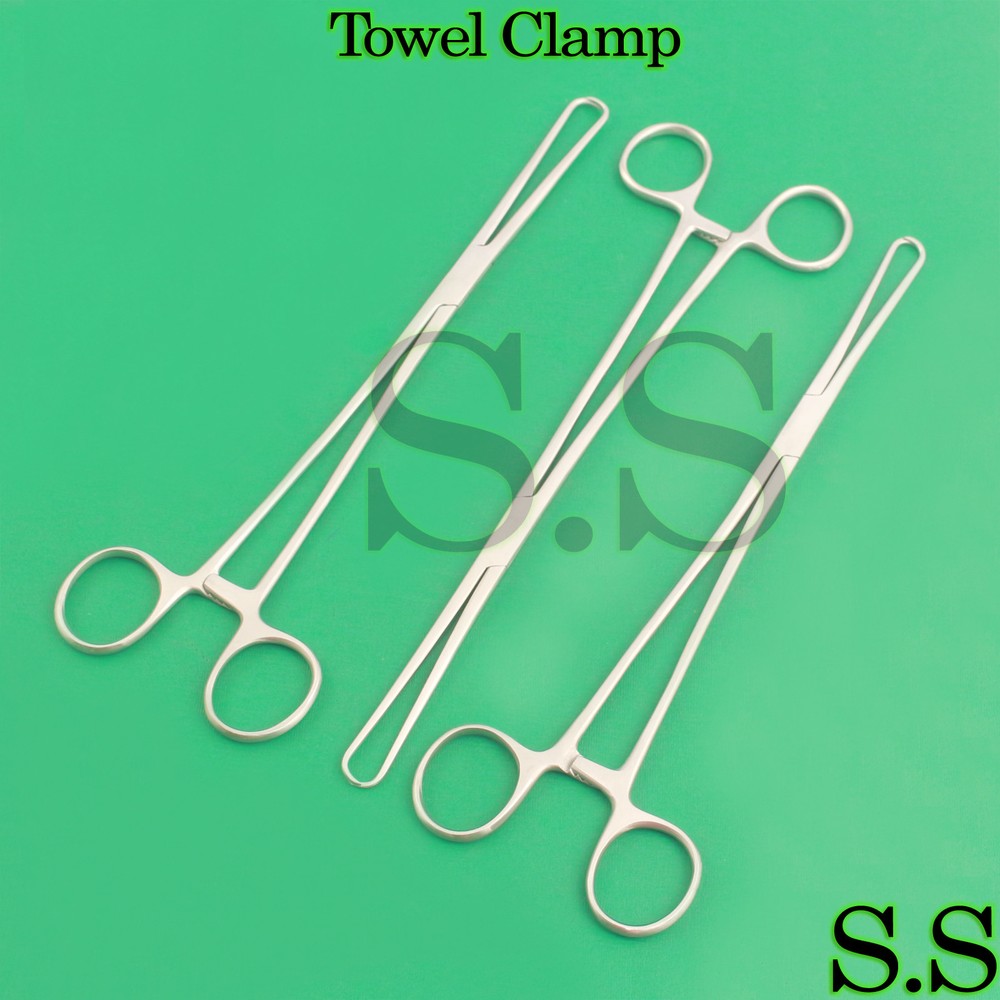 3 Towel Clamp 10" Surgical &Veterinary Instruments