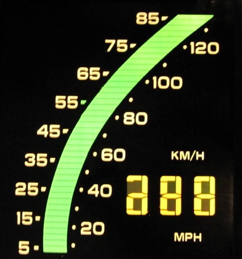 1984 Corvette digital dash cluster speedo speedometer LCD display NEW