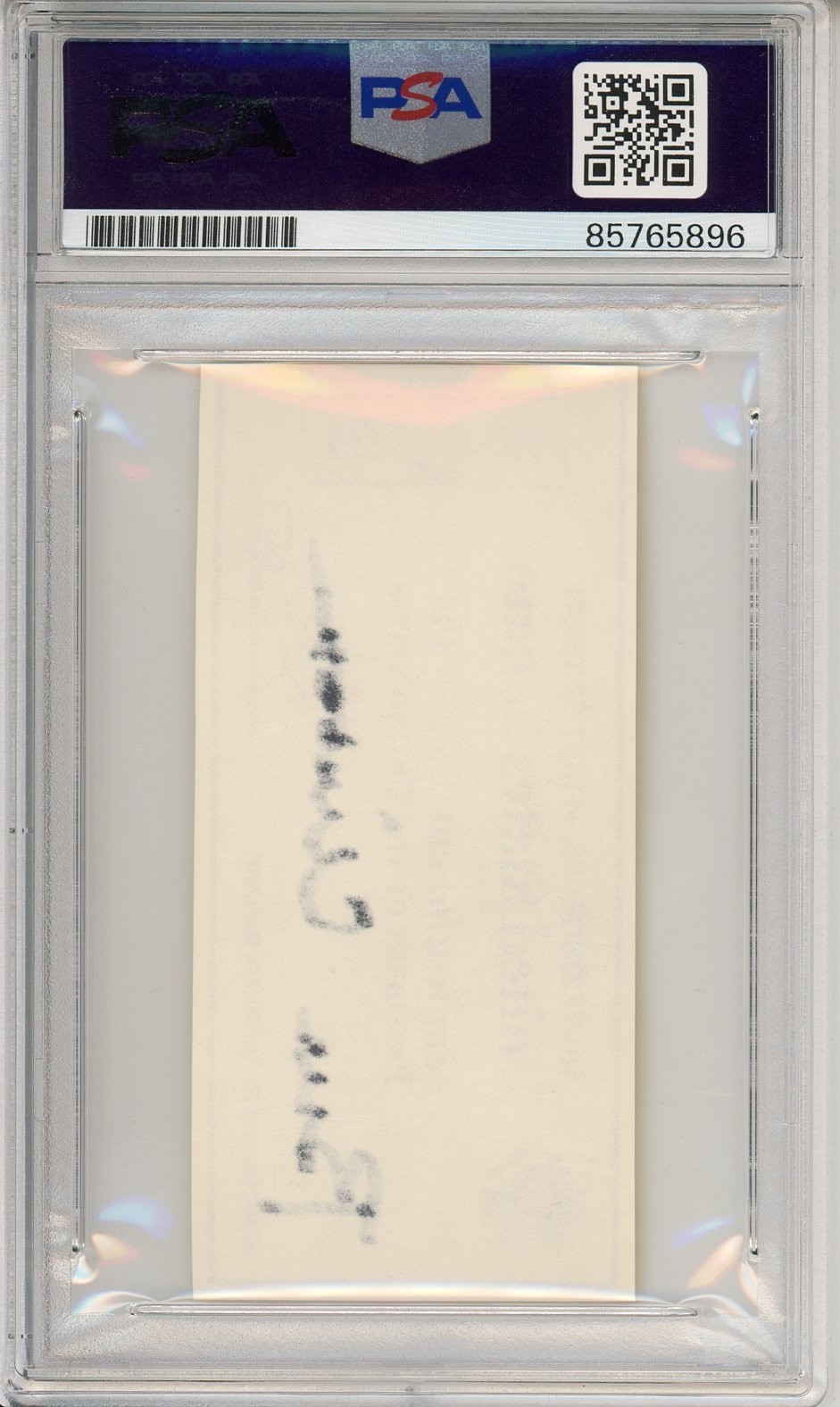 President Bill Clinton SIGNED Congress Impeachment Trial Ticket Cut PSA DNA COA