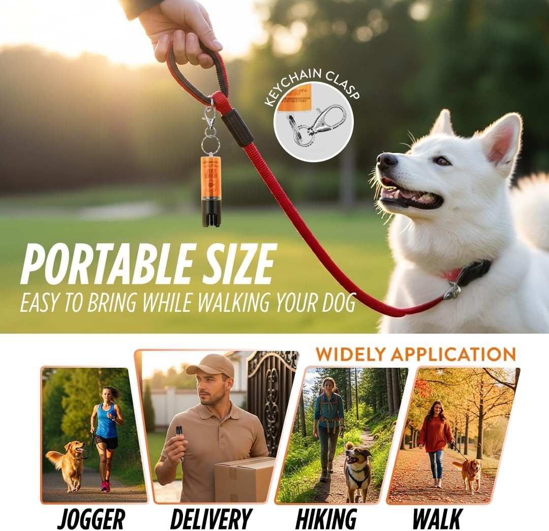 Citronella Dog Deterrent Spray, Training & Behavior Protector, Portable 0.5/2oz